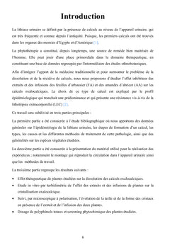 Étude de l'activité inhibitrice et lytholytique des extraits naturels