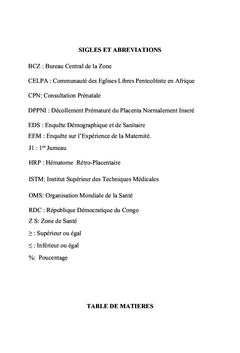 Fréquence De La Césarienne Selon La Classification De Robson