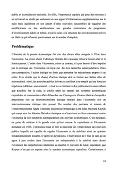 Contribution de l'investissement public à l'évolution du PIB en Haïti