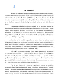 Mise au point d'un aliment pour Distichodus maculatus Boulenger, 1898