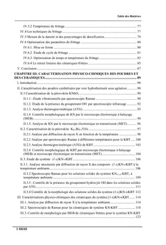 Synthèse et Propriétés Diélectriques Céramiques Pérovskites