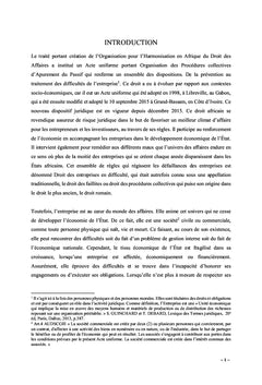 Le Traitement Judiciaire des Entreprises en Difficulté en Droit OHADA