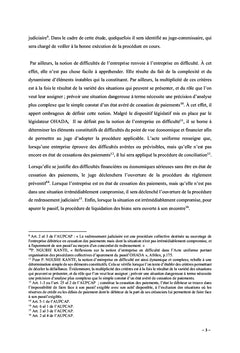 Le Traitement Judiciaire des Entreprises en Difficulté en Droit OHADA