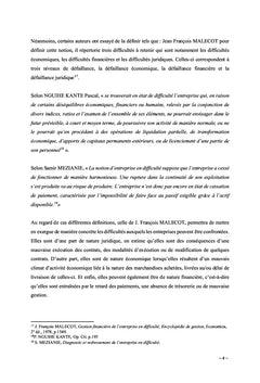 Le Traitement Judiciaire des Entreprises en Difficulté en Droit OHADA