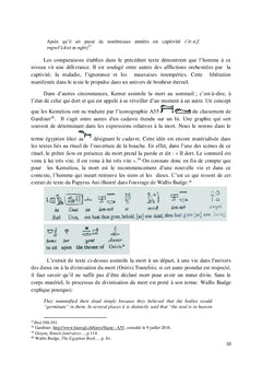 La déification du mort :