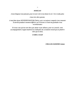Déterminants de la malnutrition aigue chez les enfants de 0 à 59 mois