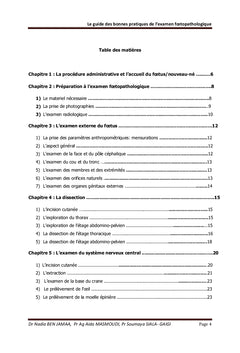 Le guide des bonnes pratiques de l'examen foetopathologique
