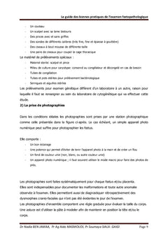 Le guide des bonnes pratiques de l'examen foetopathologique