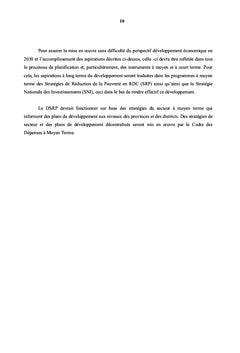 Le Développement Economique de la RDC à l'Horizon 2030