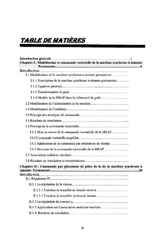 Contribution dans la commande avancée des machines électriques