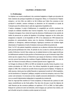 Etude comparative de la gestion administrative du Centre Hospitalier