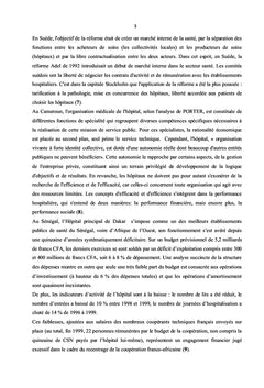 Etude comparative de la gestion administrative du Centre Hospitalier