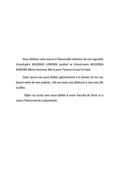Droit Judiciaire Congolais