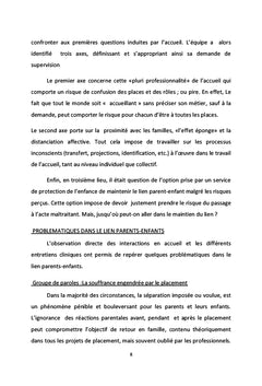 Clinique du lien en protection de l'enfance : accueillir