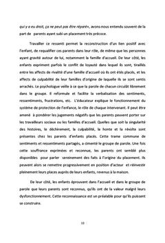 Clinique du lien en protection de l'enfance : accueillir