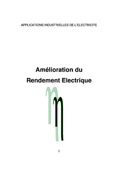 Amélioration du rendement électrique