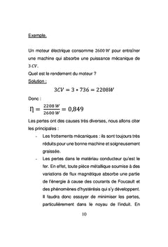 Amélioration du rendement électrique