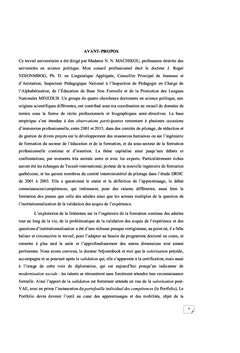 L'appropriation collective de la validation des acquis de l'expérience