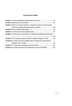 L'appropriation collective de la validation des acquis de l'expérience