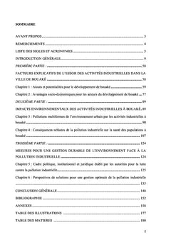 Activités industrielles et préservation de l'environnement à Bouaké