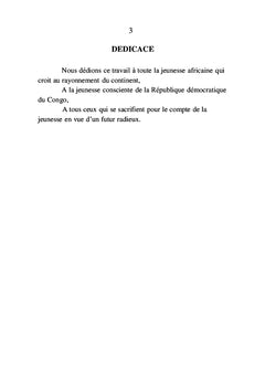 Une jeunesse source du développement