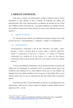 Perspectives théoriques sur l'humanitaire dans les pays du Sud :