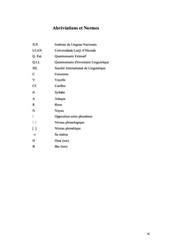 Description phonologique du parler Cokwe de Chitato (Angola)