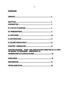 Inobservance de cahier de charge en matière d'exploitation forestière