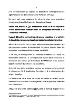 Inobservance de cahier de charge en matière d'exploitation forestière