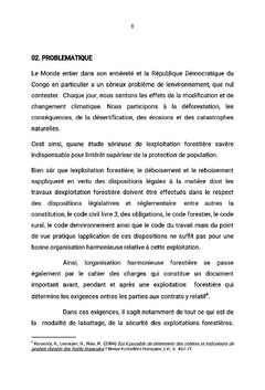 Inobservance de cahier de charge en matière d'exploitation forestière