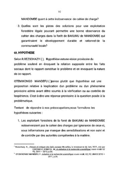 Inobservance de cahier de charge en matière d'exploitation forestière