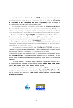 Bioremediation du sol contaminé par le pentachlorophenol