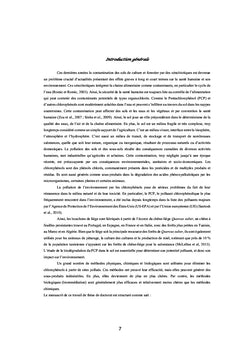 Bioremediation du sol contaminé par le pentachlorophenol