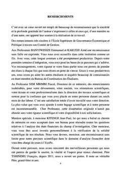 Equilibre financier des entreprises du portefeuille de l'Etat