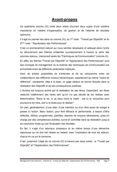 Management des Hommes - Quatrième volume