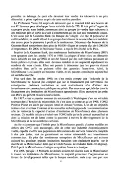 Le Crédit dans la microfinance
