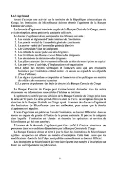 Le Crédit dans la microfinance