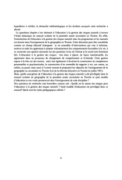 La didactique de la géographie en Tunisie Bilan et perspectives