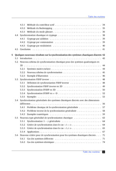 Synchronisation des systèmes chaotiques discrets:
