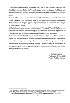 L'État et le développement dans les pensées économiques