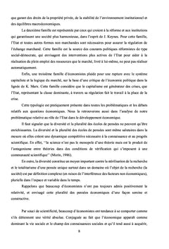 L'État et le développement dans les pensées économiques
