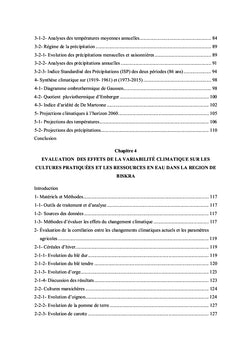 Effets des changements climatiques sur le secteur agricole en Algérie