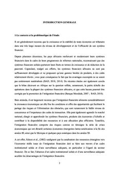 Intégration financière, gouvernance et croissance dans la CEDEAO