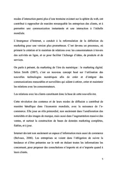 Réponse aux sollicitations de dévoilement de soi et intention d'achat: