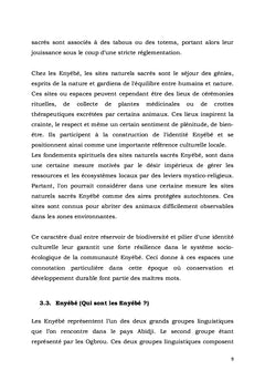Sites naturels sacrés Enyébé: