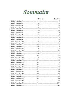 Exercices de Chimie Organique Descriptive avec Solutions
