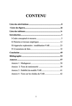 Politique monétaire et croissance économique à Madagascar