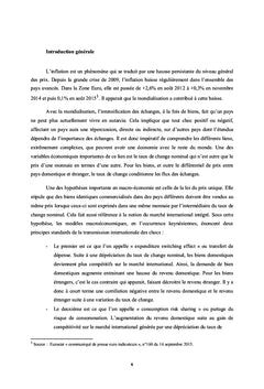 Incidence du prix des biens dans un environnement de faible inflation
