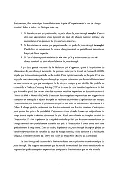 Incidence du prix des biens dans un environnement de faible inflation