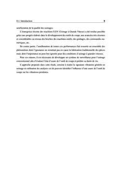 Analyse vibratoire de dégradations mécaniques